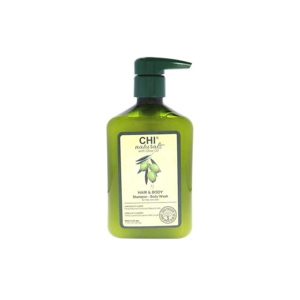 CHI - Naturals Hair & Body Wash (11.5 oz) - Broken Nozzle  - Unused‎ Content